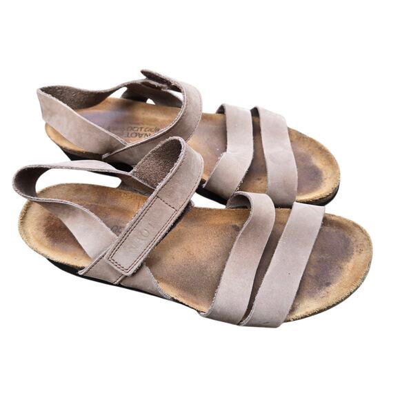 Naot Kayla Womens EU Sz 40, US 9 Wedge Sandals Soft Leather - Picture 1 of 12